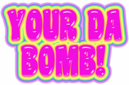 ba ff cee da bomb clipart you are the bomb clipart GIF.
