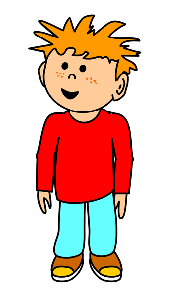 Young Boy Clipart.