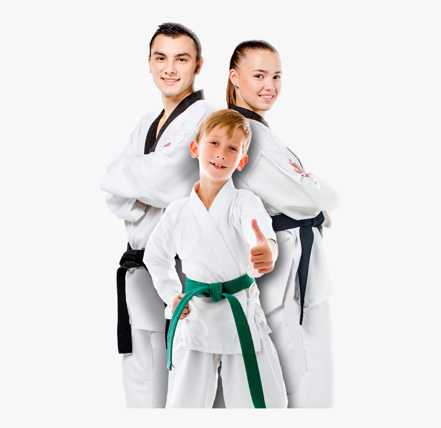 Group Of Martial Arts Students.