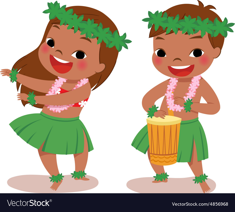 Little hula dancers.