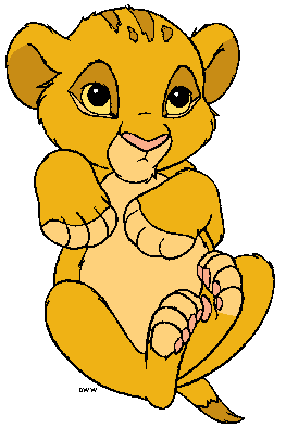 Baby Lion Clip Art.
