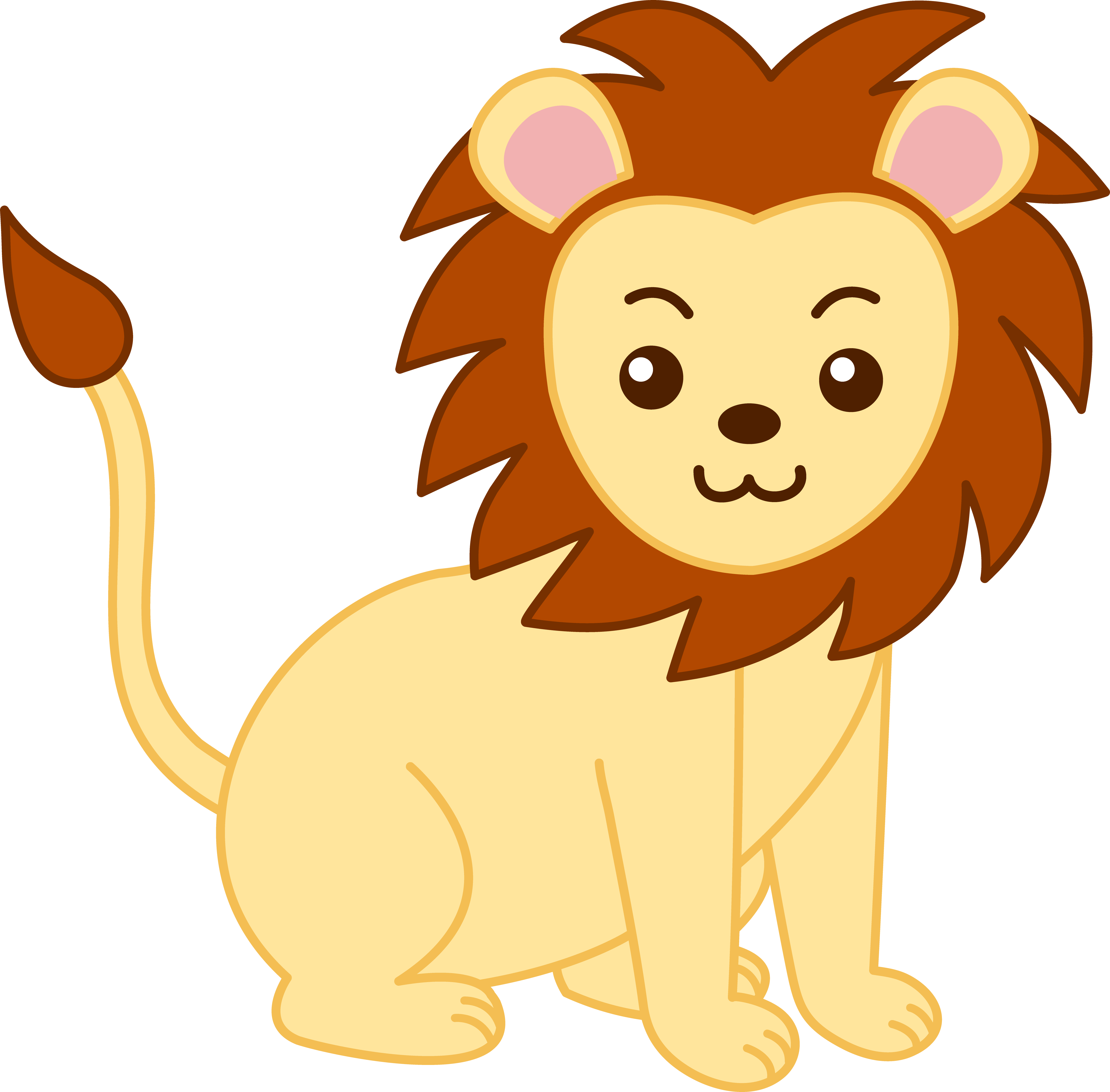 Baby Lion Clipart.