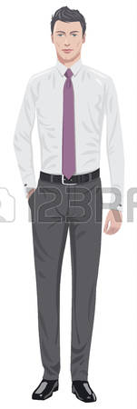 20,409 Young Man Standing Cliparts, Stock Vector And Royalty Free.