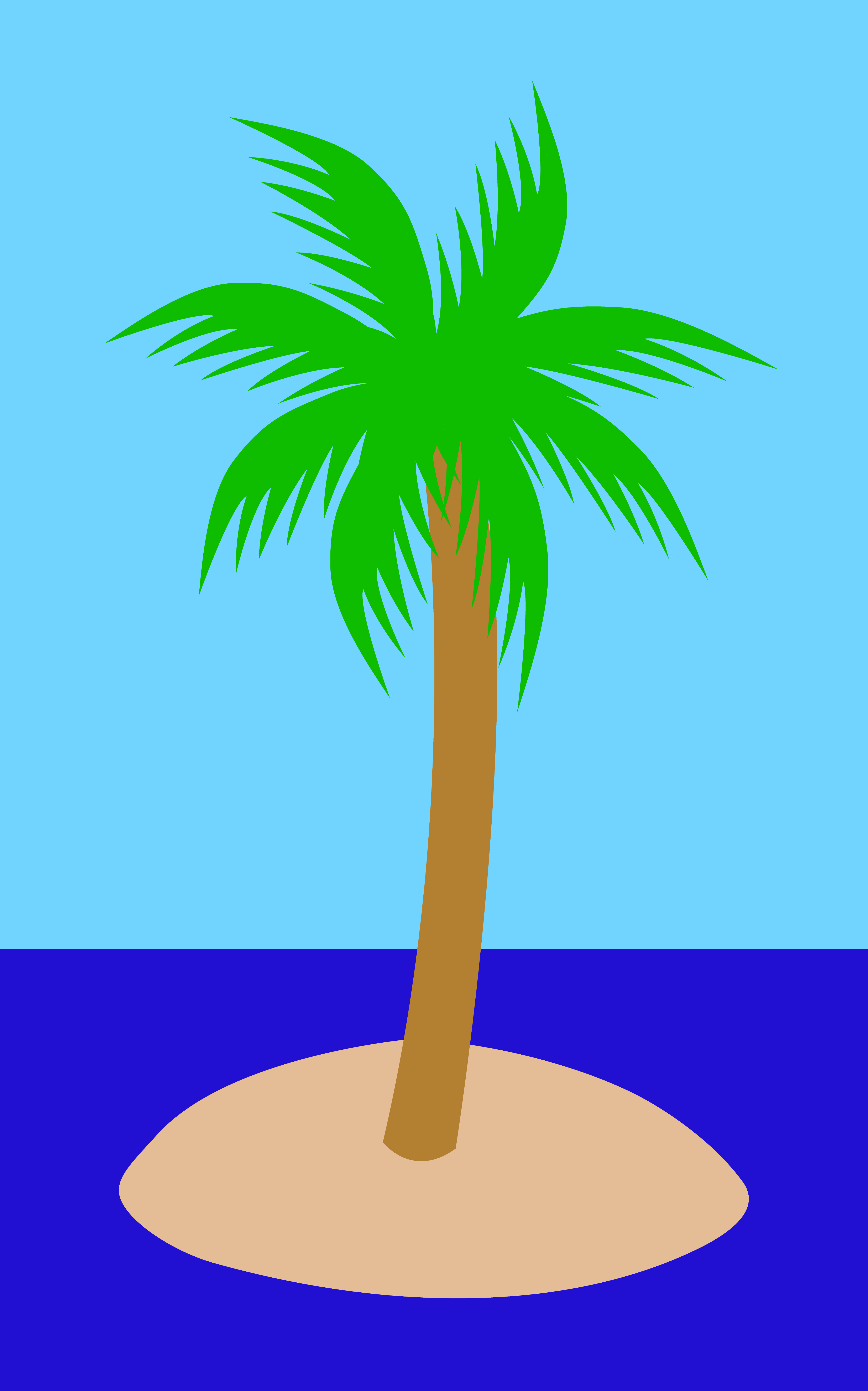 Пальма рисунок