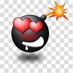 Love your bomb transparent background PNG clipart.