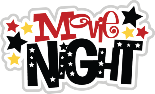 Youth Movie Night Clipart.