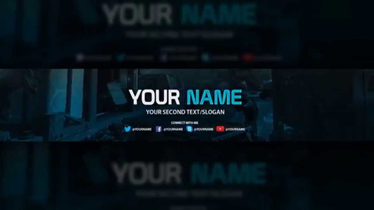 YouTube Banner Template.