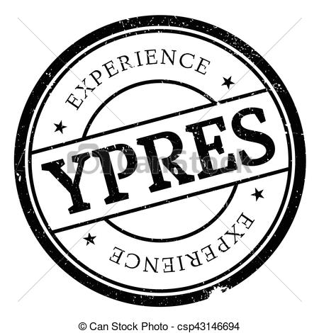 EPS Vectors of Ypres stamp rubber grunge.