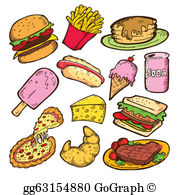 Yummy Food Clip Art.