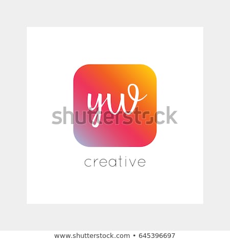 YW Logo Vector Useful Branding App Stock Vector (Royalty.