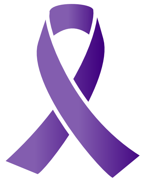 Purple Awareness Ribbon Clip Art at Clker.com.