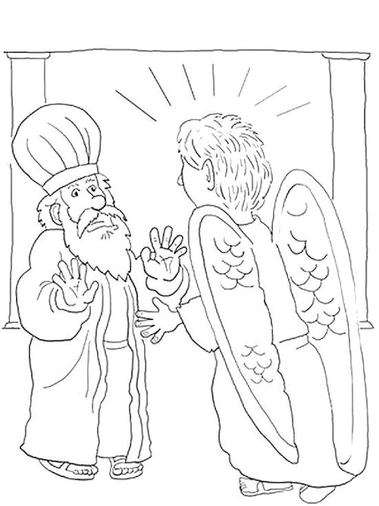 Zechariah visions coloring pages.