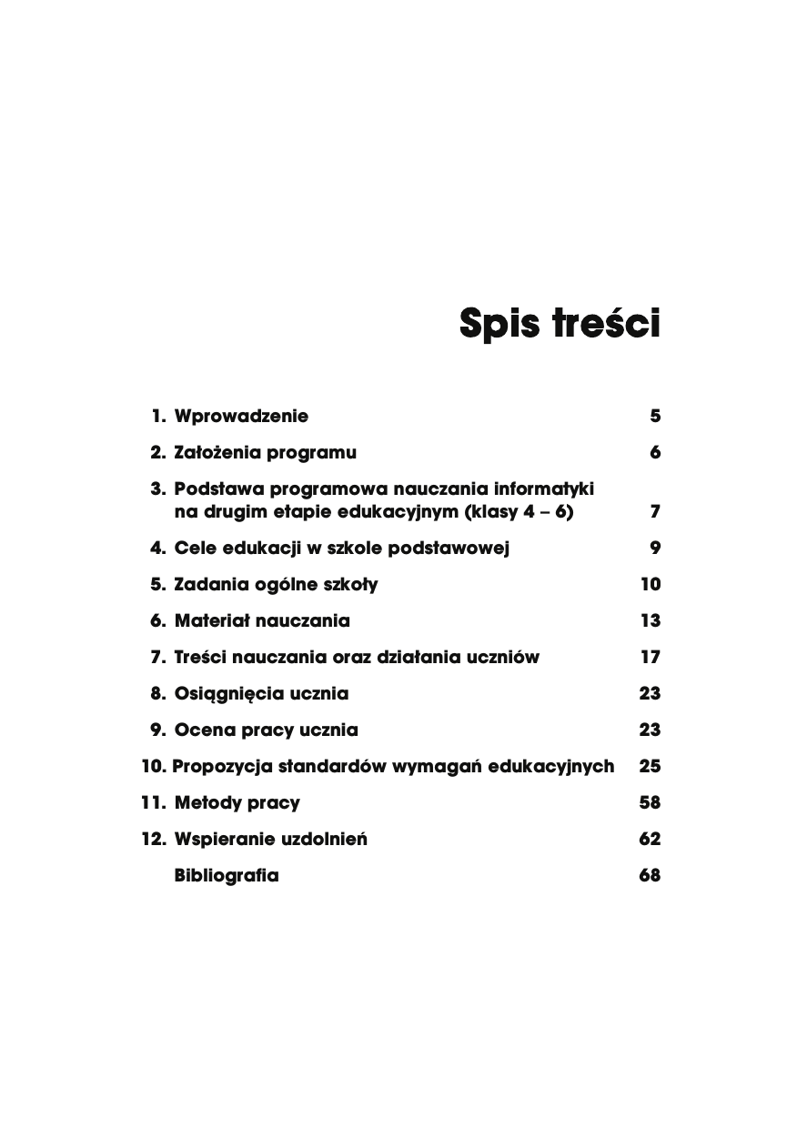 1. Wprowadzenie 5 2. Założenia programu 6 3.