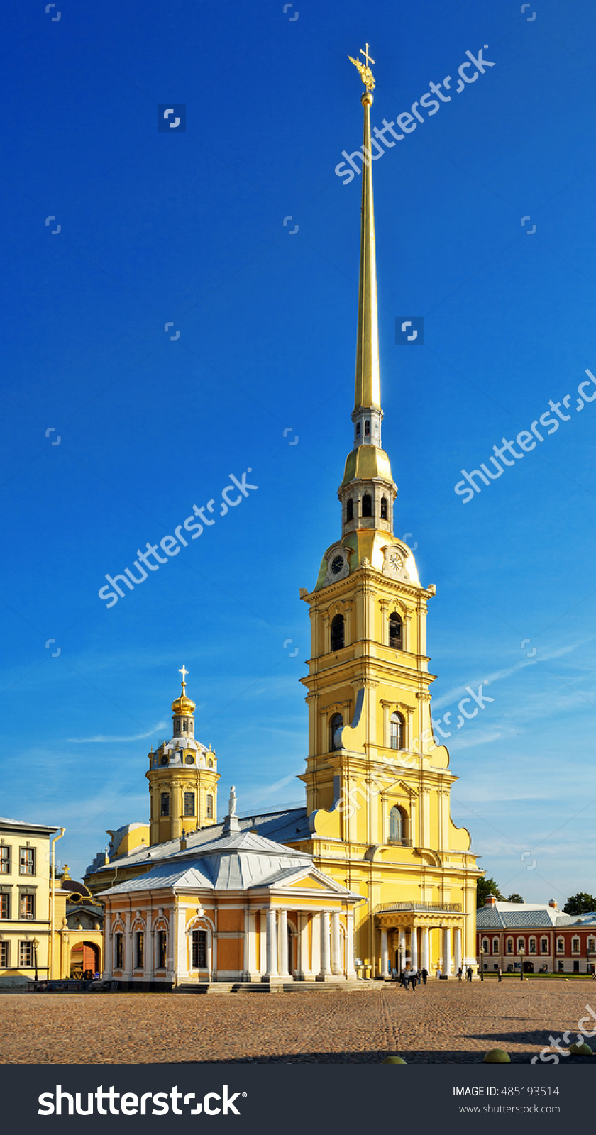 Peter Paul Cathedral Peter Paul Fortress Stock Photo 485193514.