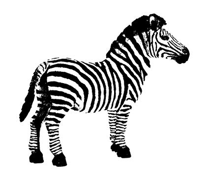 Amazon.com: Home Comforts Laminated Poster Zebra Clipart.