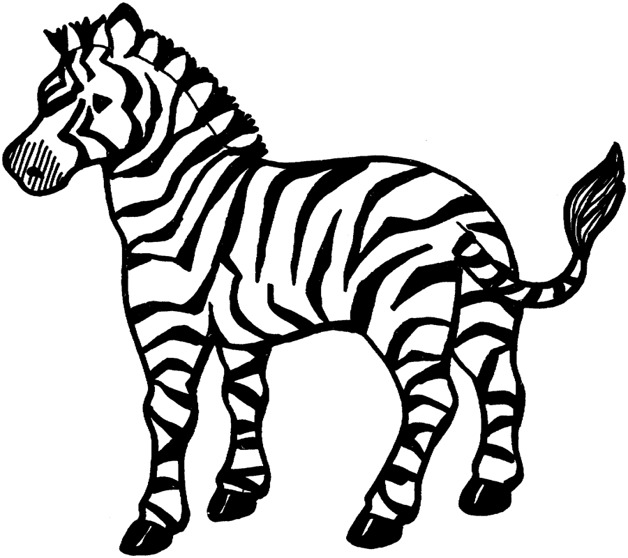 Free Zebra Pictures To Color, Download Free Clip Art, Free.
