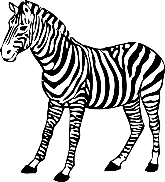 Zebra Clip Art at Clker.com.