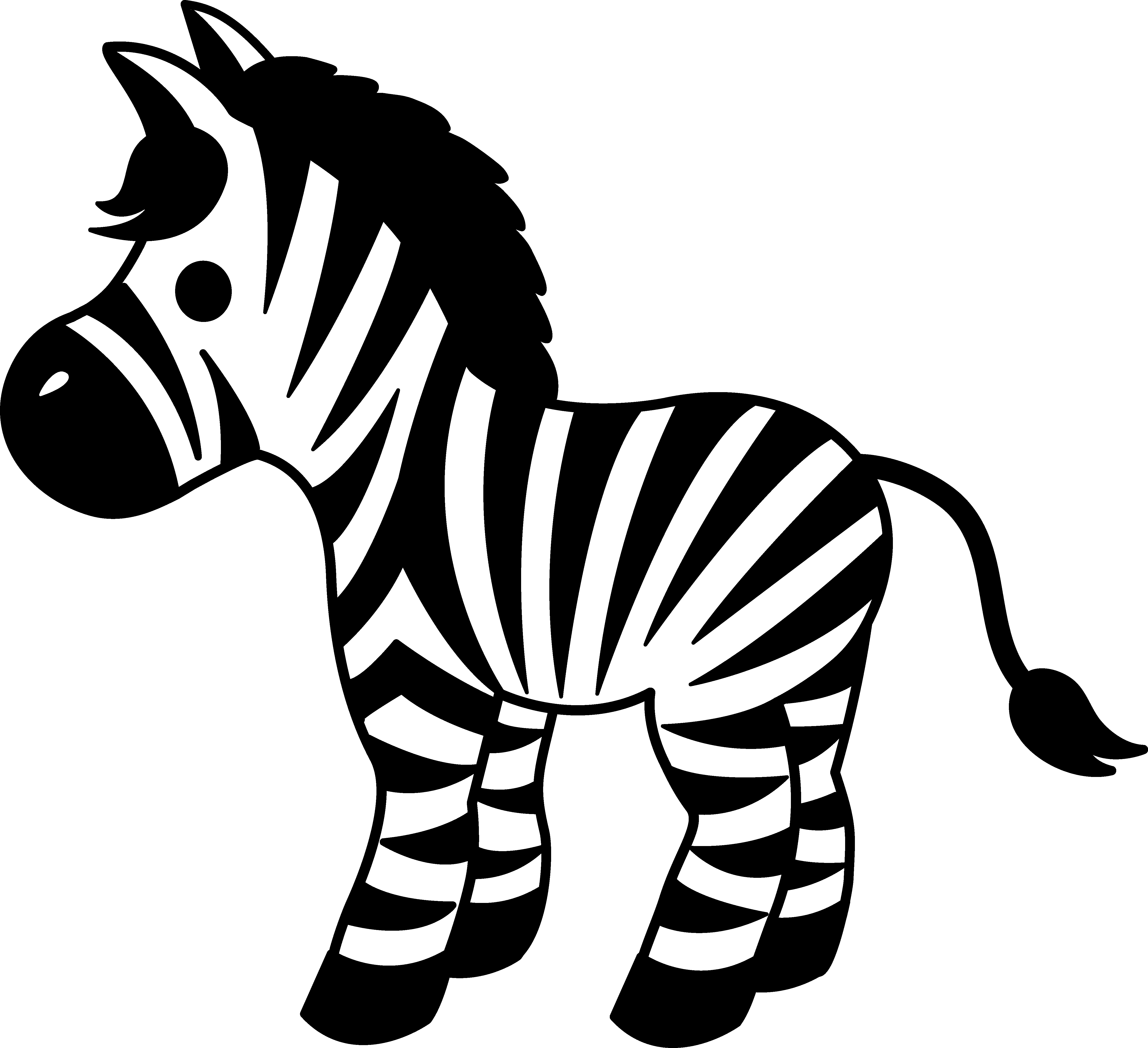 Jungle clipart zebra, Jungle zebra Transparent FREE for.