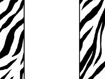 Awesome Animal Print Classroom Signs Decor Tags Borders 8.5 x 11 All Grades.