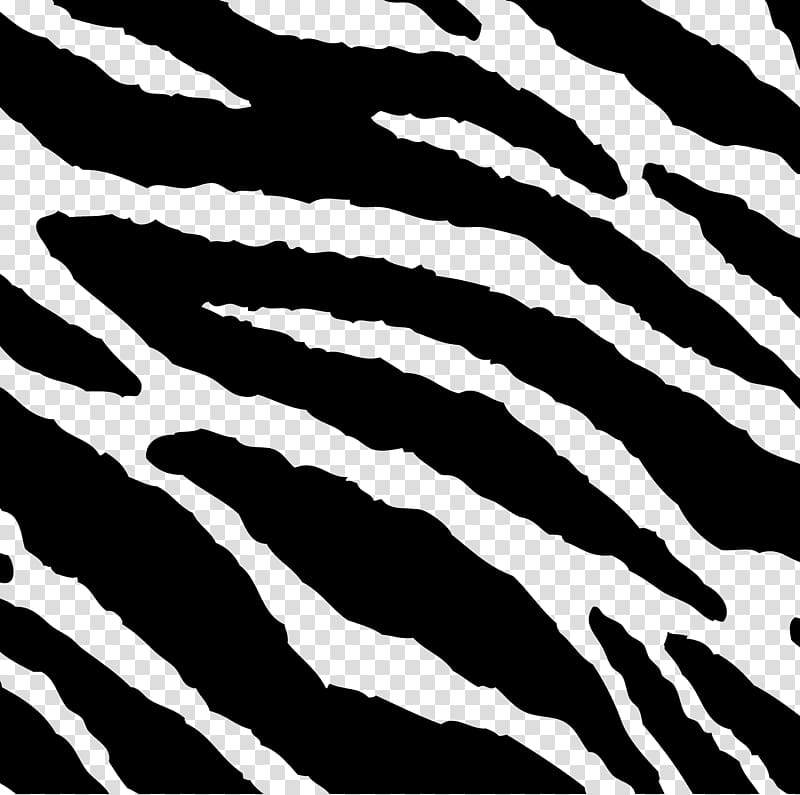 Tiger Stripe Zebra Pattern, Zebra transparent background PNG.