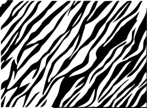 Black And White Zebra Print Background clip art.