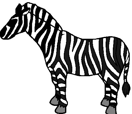 Zebras Clip Art.