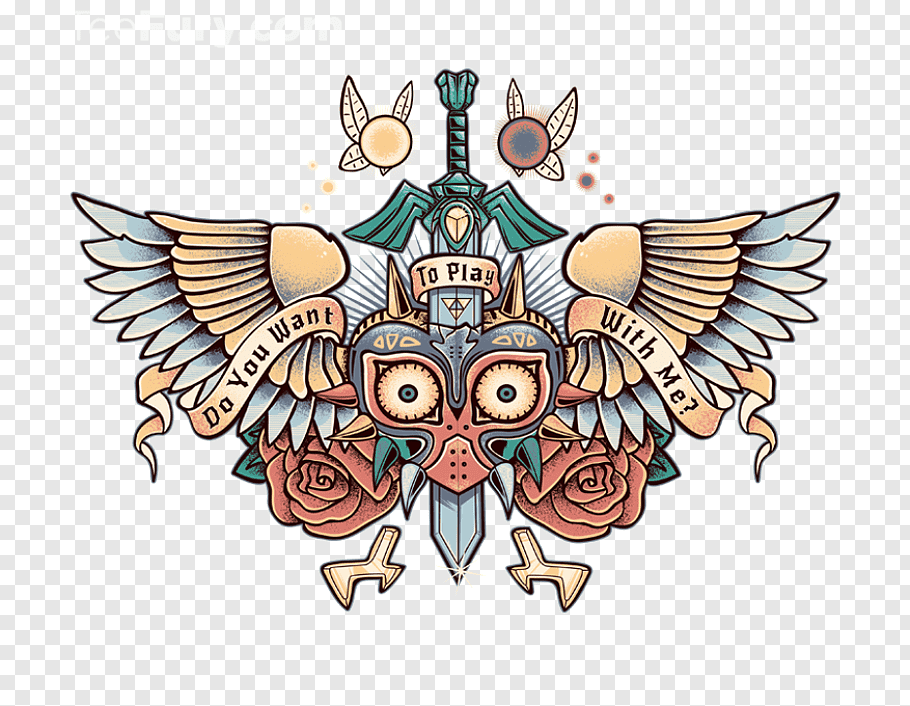 Bird Tattoo, Legend Of Zelda Majoras Mask, Legend Of Zelda.