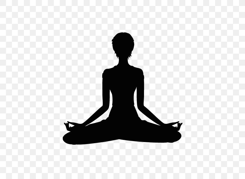 Yoga Meditation Clip Art, PNG, 600x600px, Yoga, Black And.