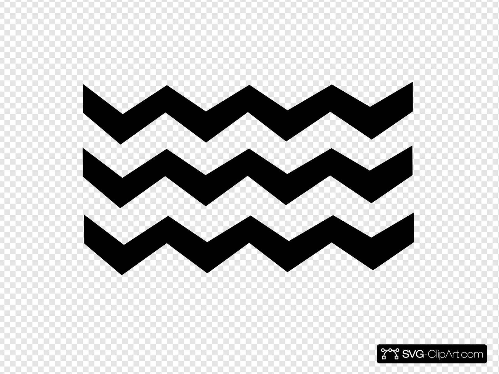 Zig Zag Clip art, Icon and SVG.