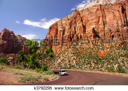 Stock Image of Zion National park k3792295.