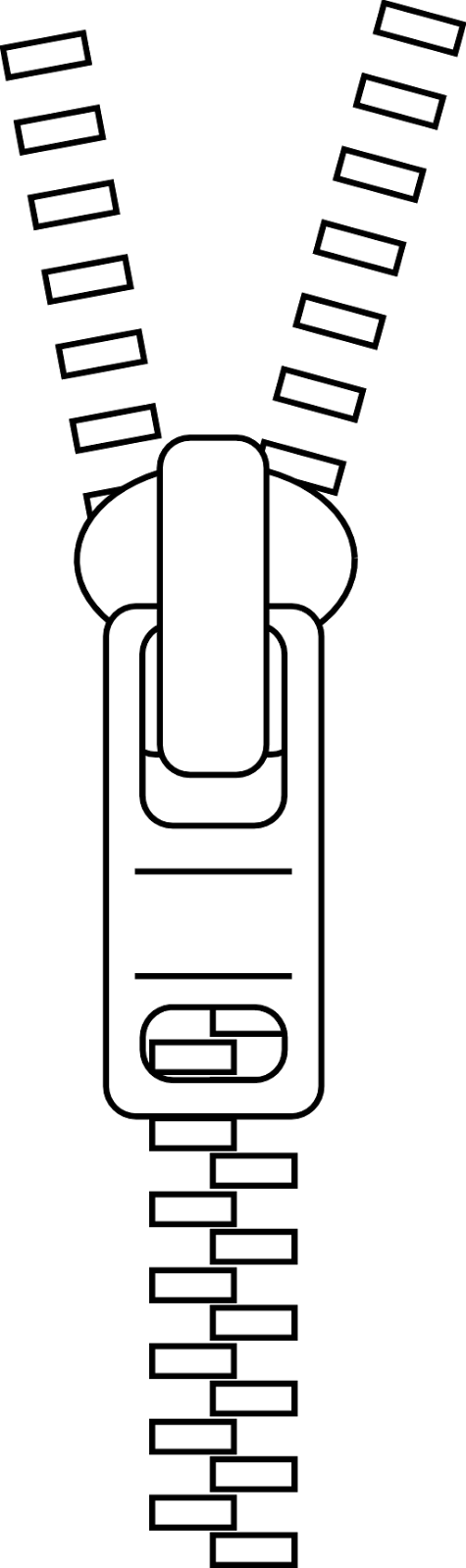 Zipper Black And White Png & Free Zipper Black And White.png.