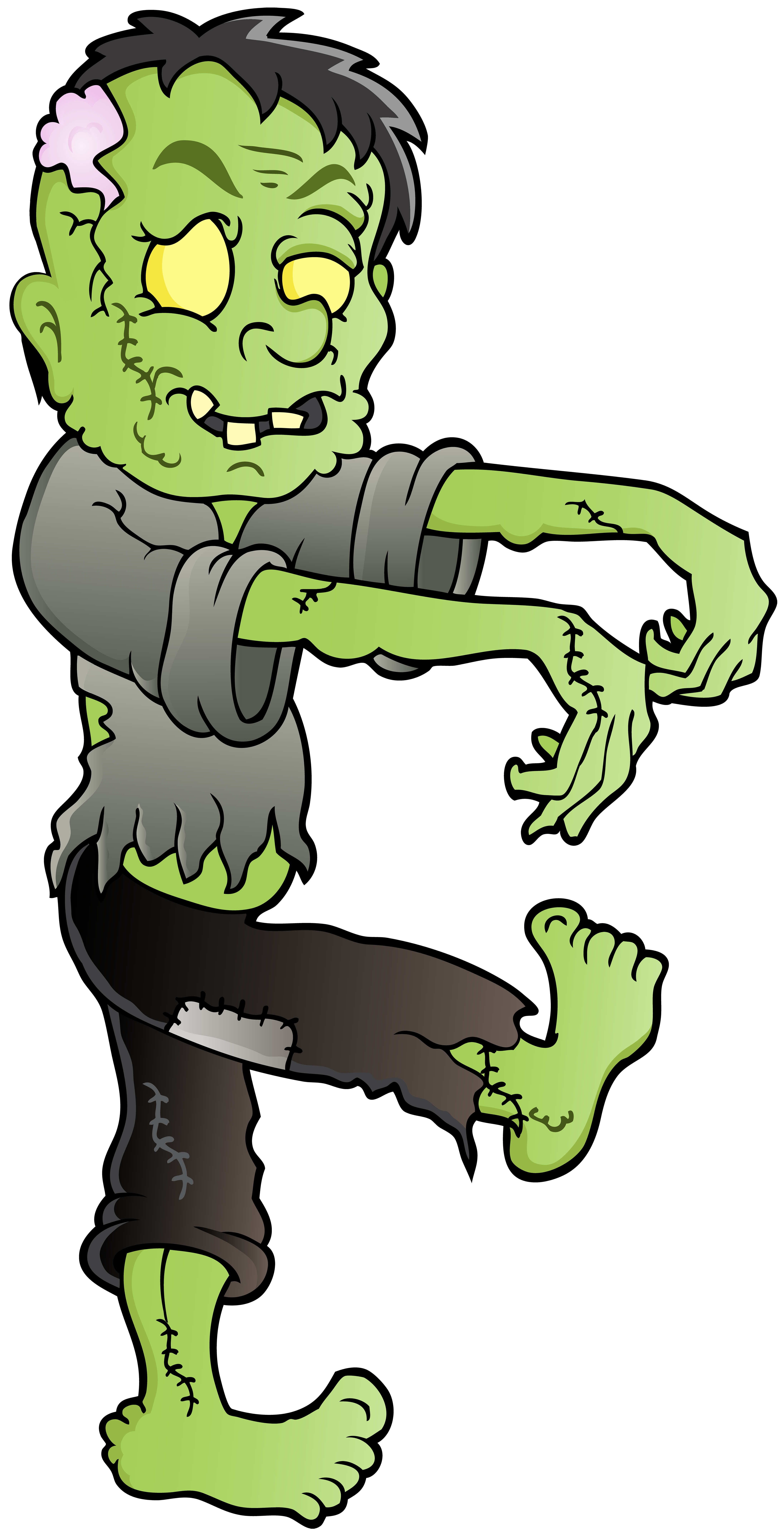 Zombie PNG Clip Art Image.