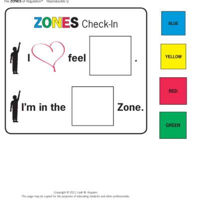 regulation zones emotional clipart self smartboard printables kuypers leah activities alert program created using green clipground school tools classroom management