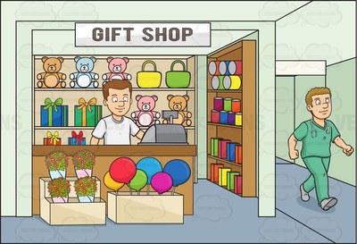 Gift Shop Clipart.