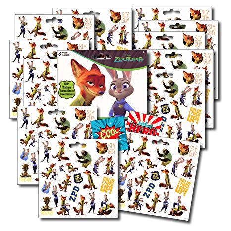 Disney Studios Zootopia Stickers Party Favors Set Of 2.