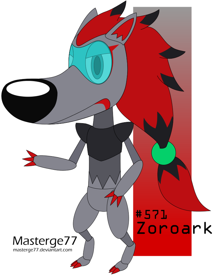 Robot Pokemon Challenge Day 7: Zoroark by Masterge77 on DeviantArt.